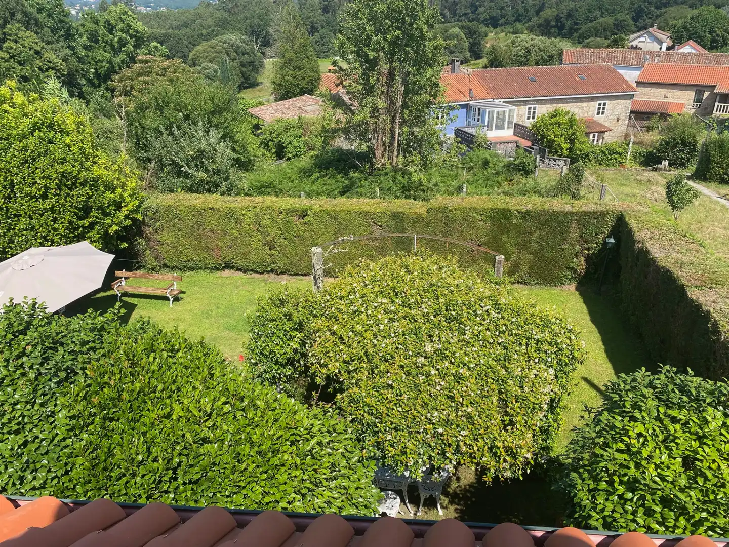 Jardín de Casa adosada en venta en Brión con Calefacción, Jardín privado y Terraza