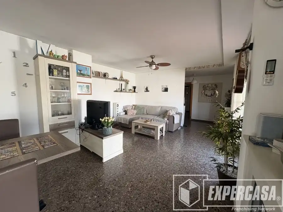 Living room of Attic for sale in Castellón de la Plana / Castelló de la Plana  with Air Conditioner, Terrace and Storage room