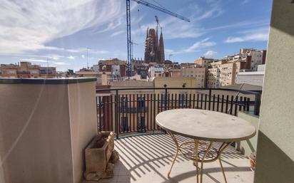 Terrace of Flat for sale in  Barcelona Capital  with Air Conditioner and Balcony