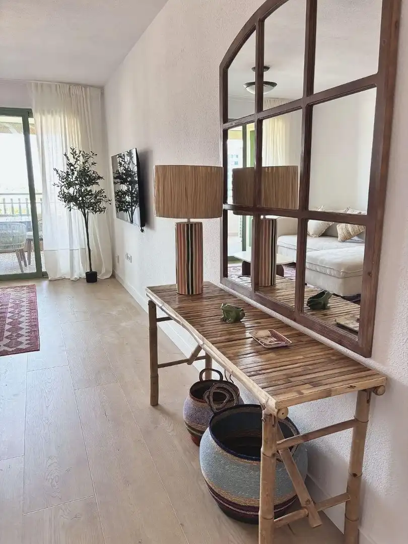 Sala de estar de Apartamento de alquiler en Alboraya con Aire acondicionado, Terraza y Amueblado