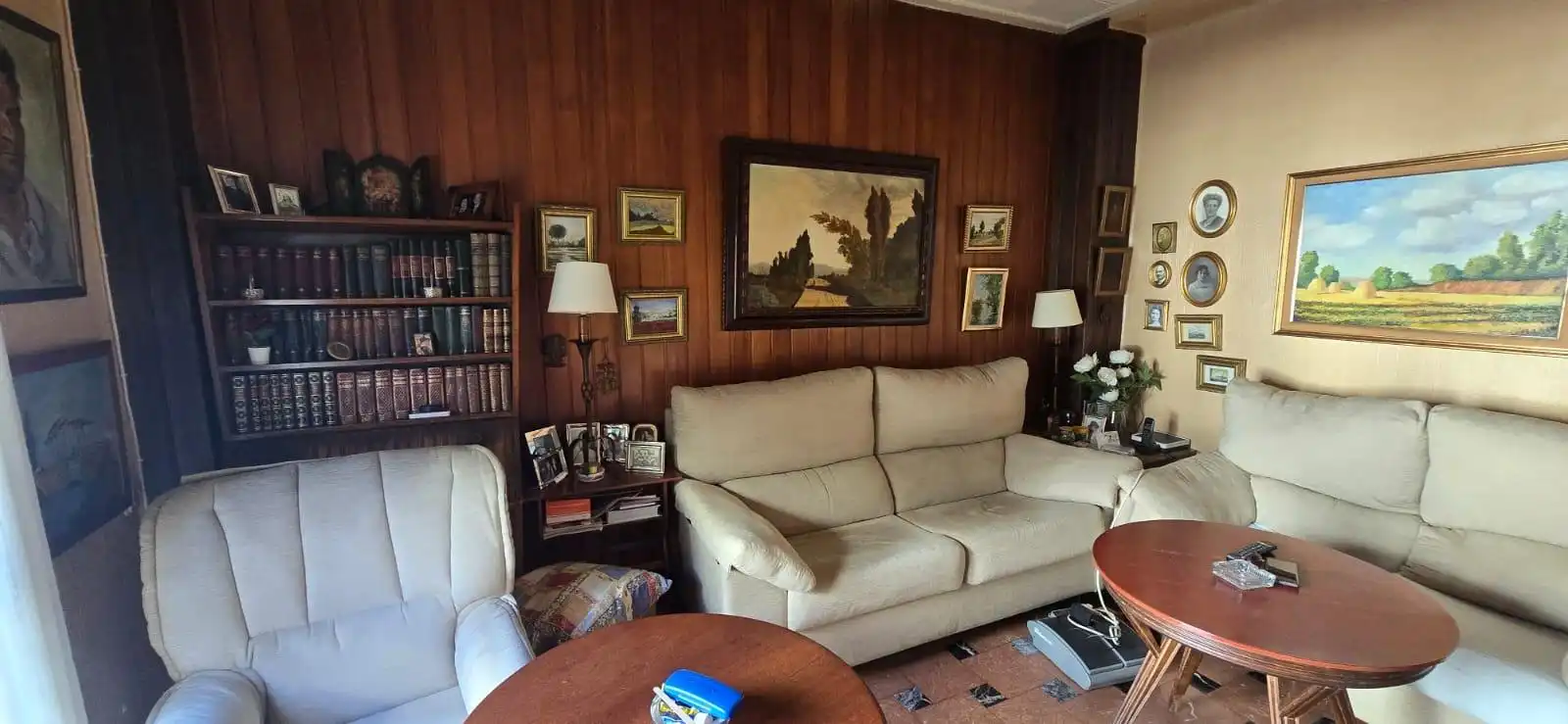 Living room of Flat for sale in Sevilla  with Air Conditioner, Terrace and Storage room