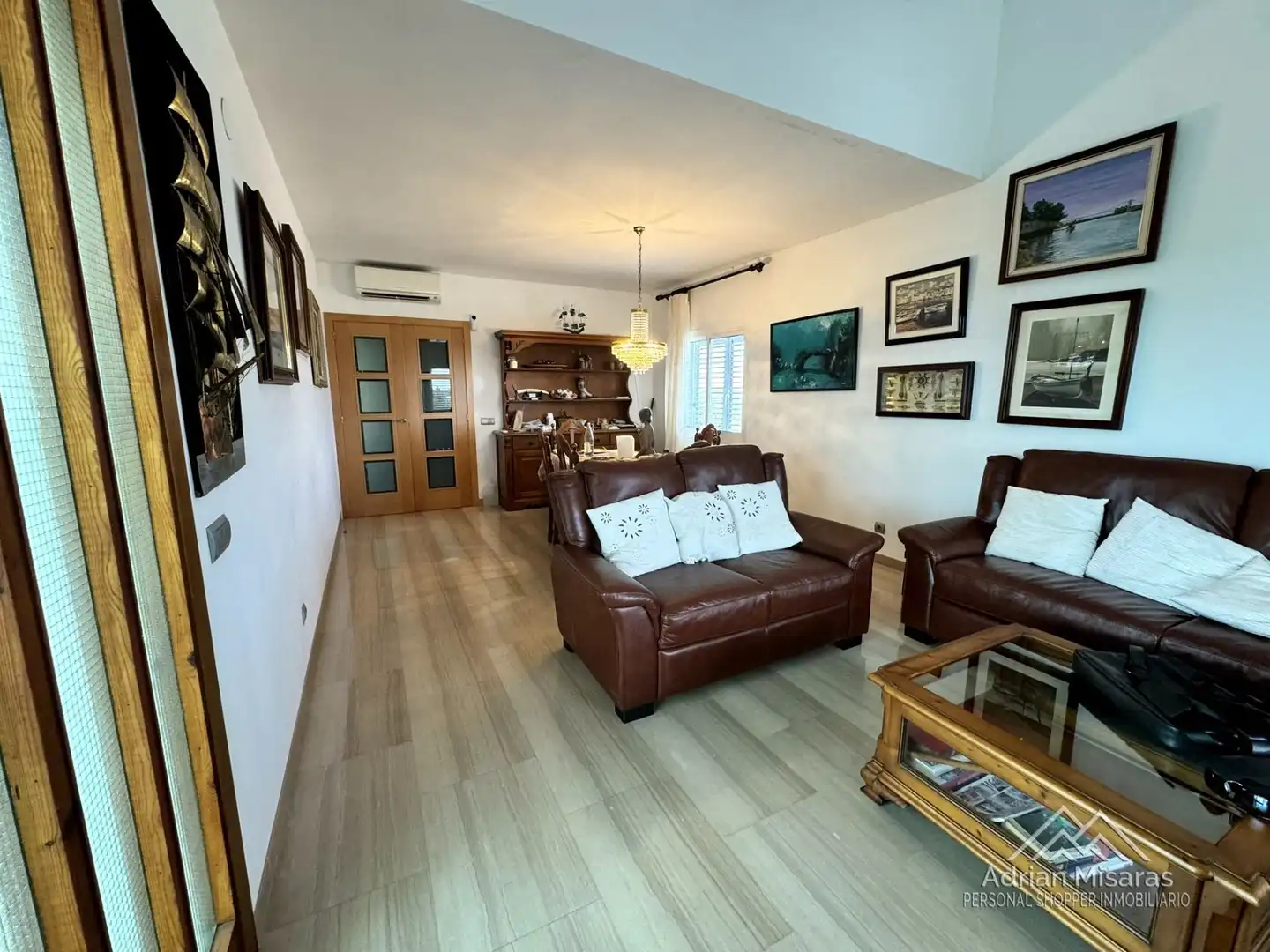 Sala de estar de Casa o chalet en venta en Sant Jaume d'Enveja con Aire acondicionado, Calefacción y Jardín privado
