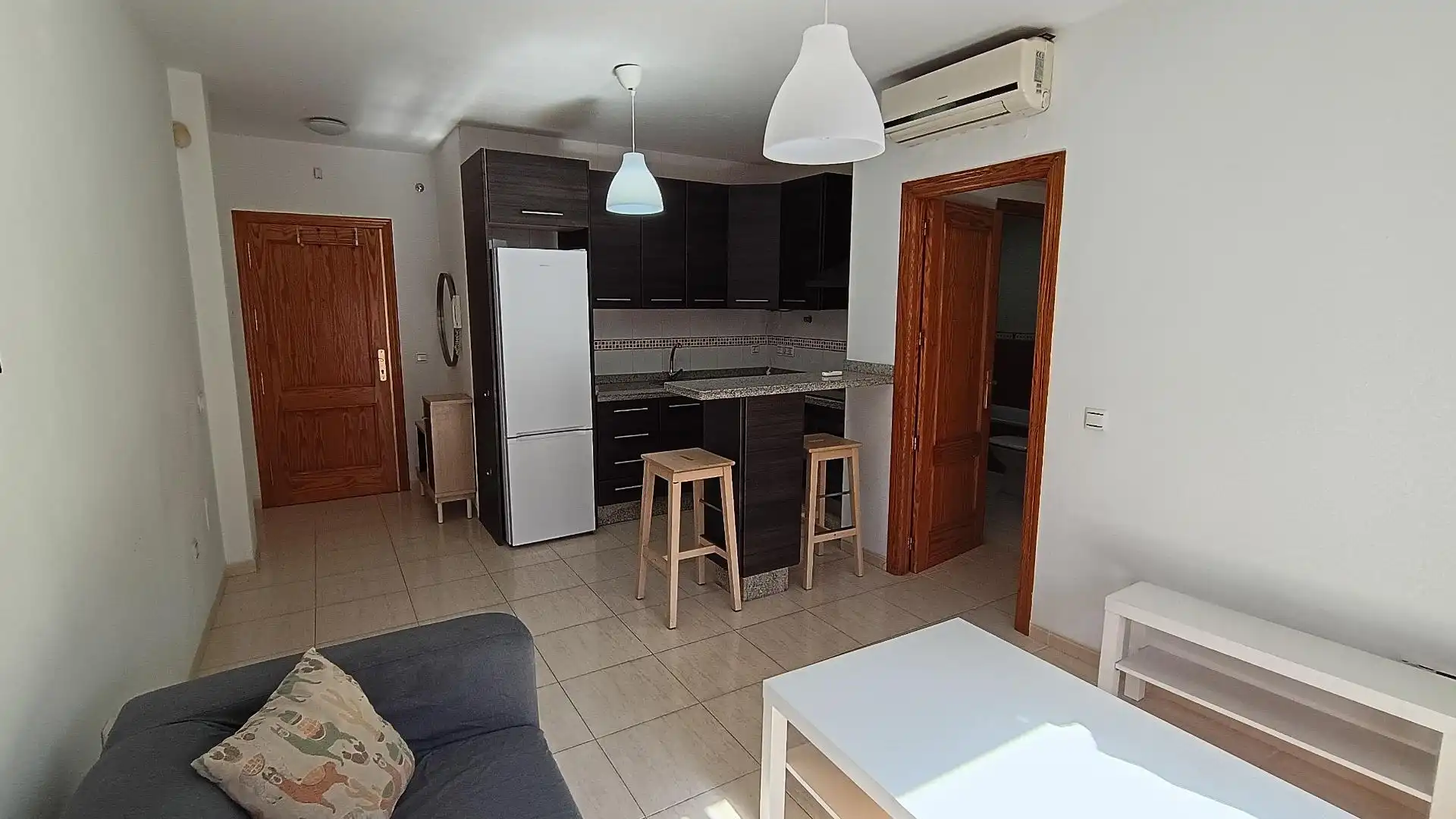 Kitchen of Flat for sale in Roquetas de Mar  with Air Conditioner, Heating and Terrace