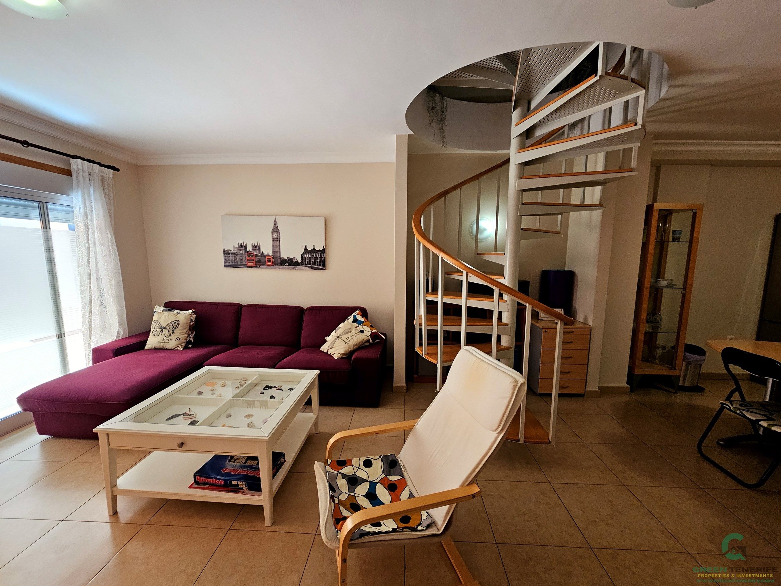 Living room of Duplex for sale in Guía de Isora  with Storage room and Balcony