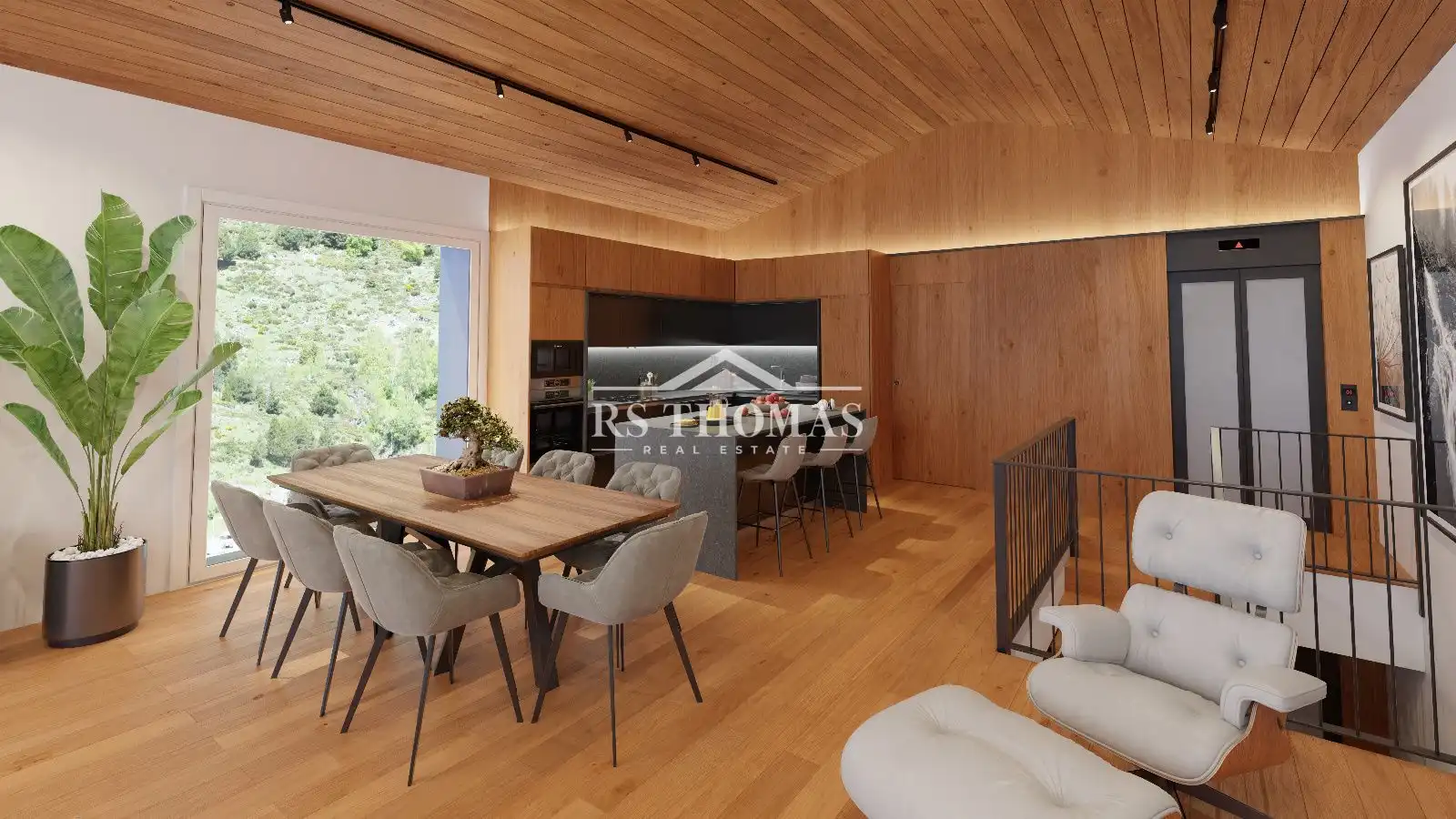 Sala de estar de Casa adosada en venta en Canillo con Terraza