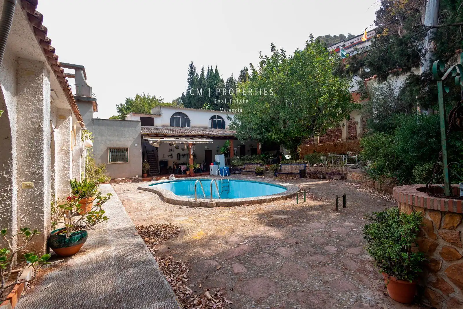 Vista exterior de Casa o chalet en venta en Náquera con Aire acondicionado, Terraza y Piscina