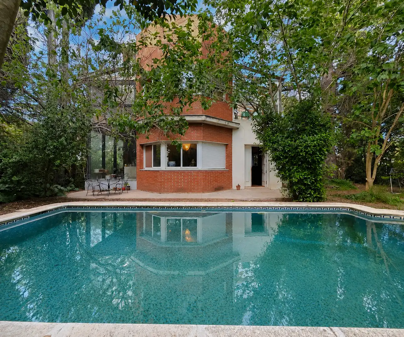 Piscina de Casa o chalet en venta en Sant Cugat del Vallès
