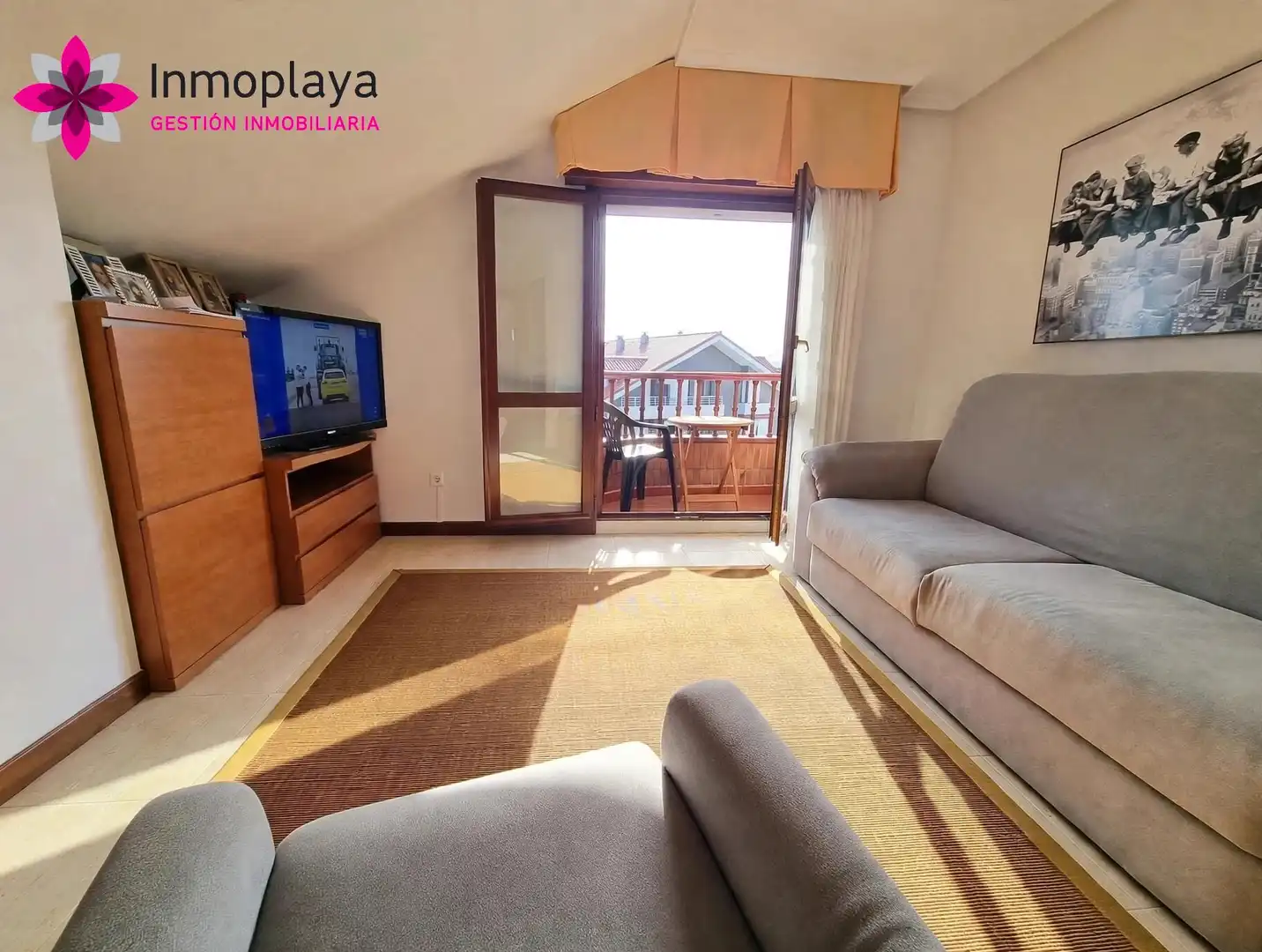 Living room of Flat for sale in Noja  with Heating, Terrace and Furnished