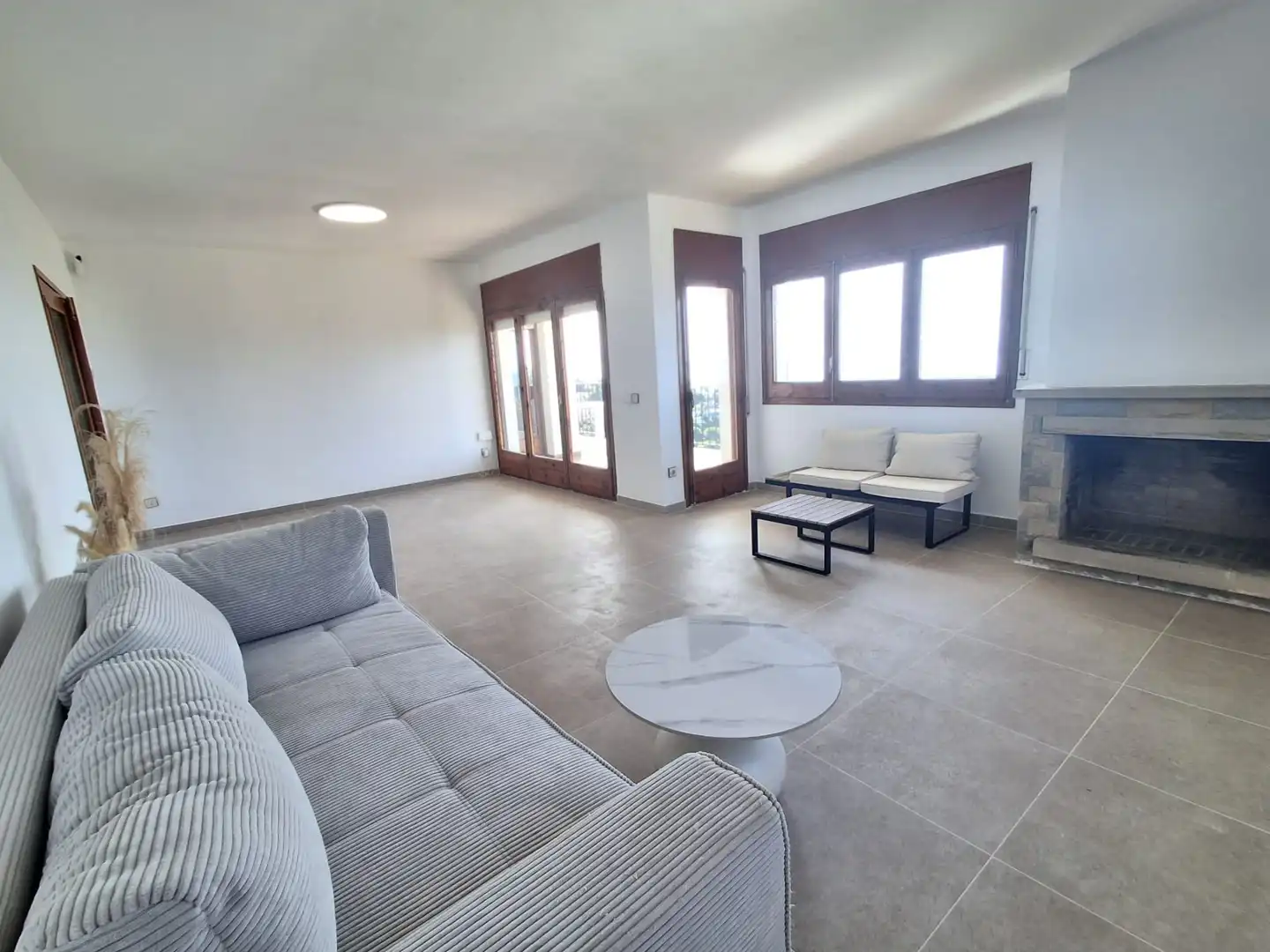 Sala d'estar de Casa o xalet de lloguer en Lloret de Mar amb Calefacció, Jardí privat i Piscina