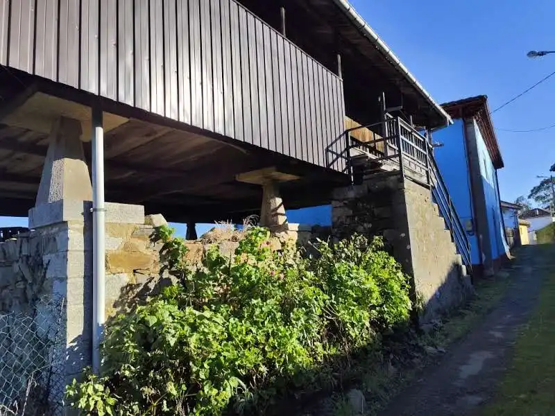 Vista exterior de Casa o chalet en venta en Salas con Trastero y Amueblado