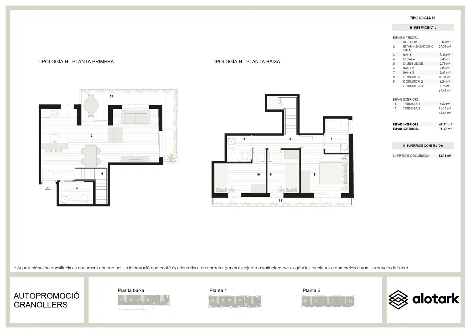 Dúplex en venta en Granollers con Aire acondicionado, Calefacción y Parquet