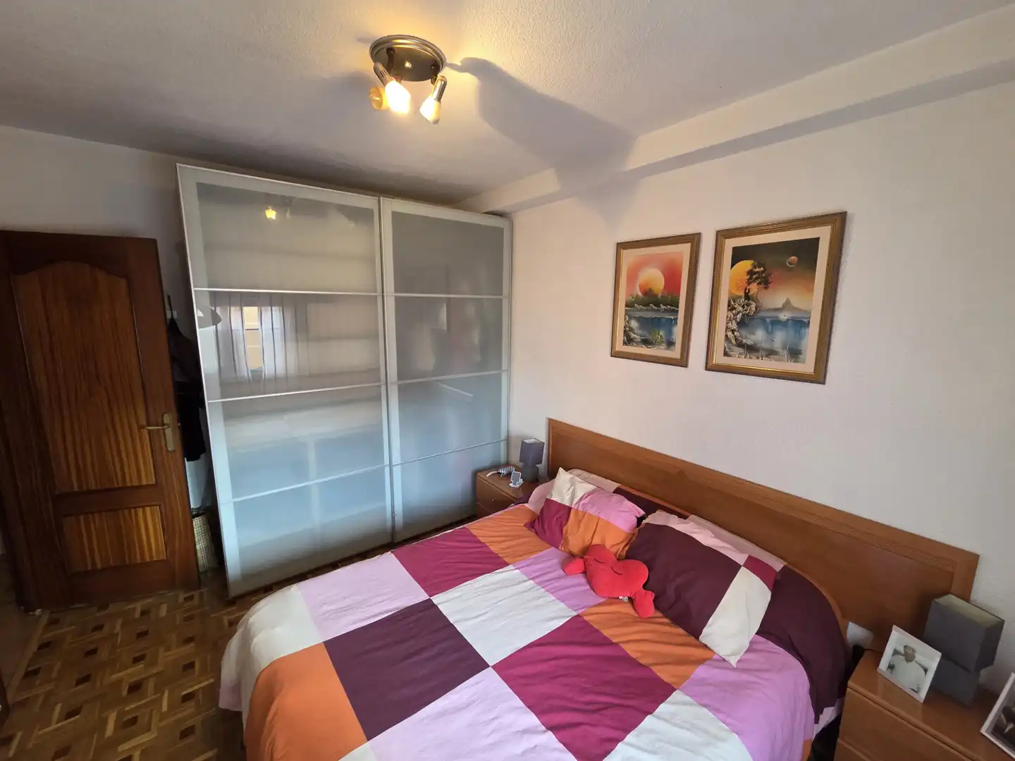 Bedroom of Flat for sale in Móstoles  with Parquet flooring and Community pool