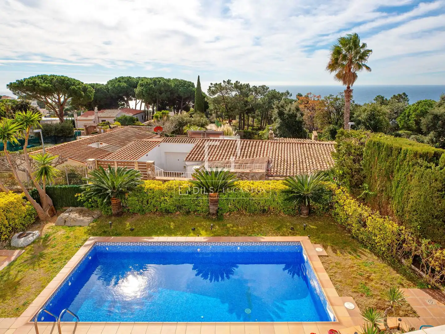 Vista exterior de Casa o chalet en venta en Lloret de Mar con Aire acondicionado, Calefacción y Jardín privado