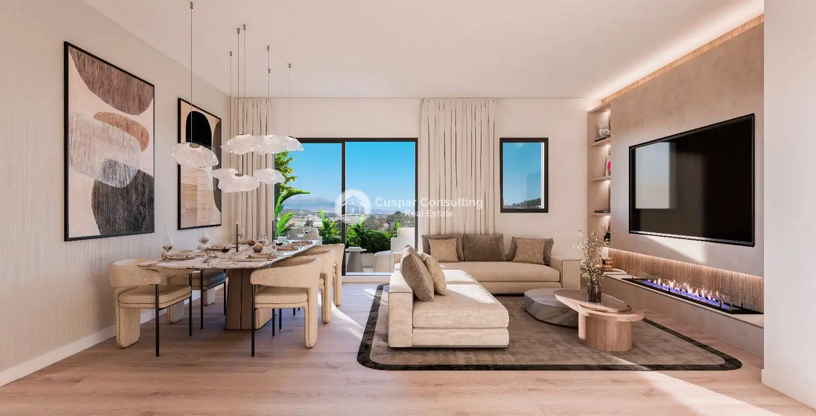 Sala de estar de Apartamento en venta en Villajoyosa / La Vila Joiosa con Calefacción, Terraza y Trastero