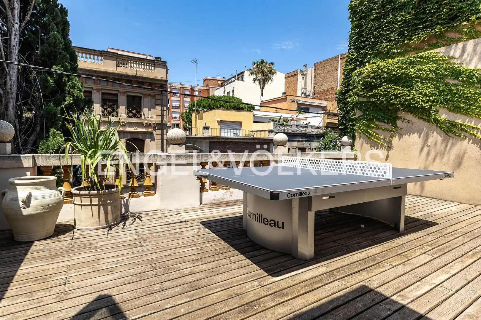 Terrace of Houses for rent in Barcelona  with Air Conditioner, Heating and Private garden