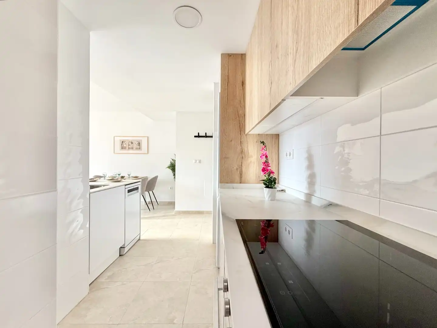 Küche von Wohnung zum Verkauf in Murcia mit Klimaanlage, Terrasse und Abstellraum