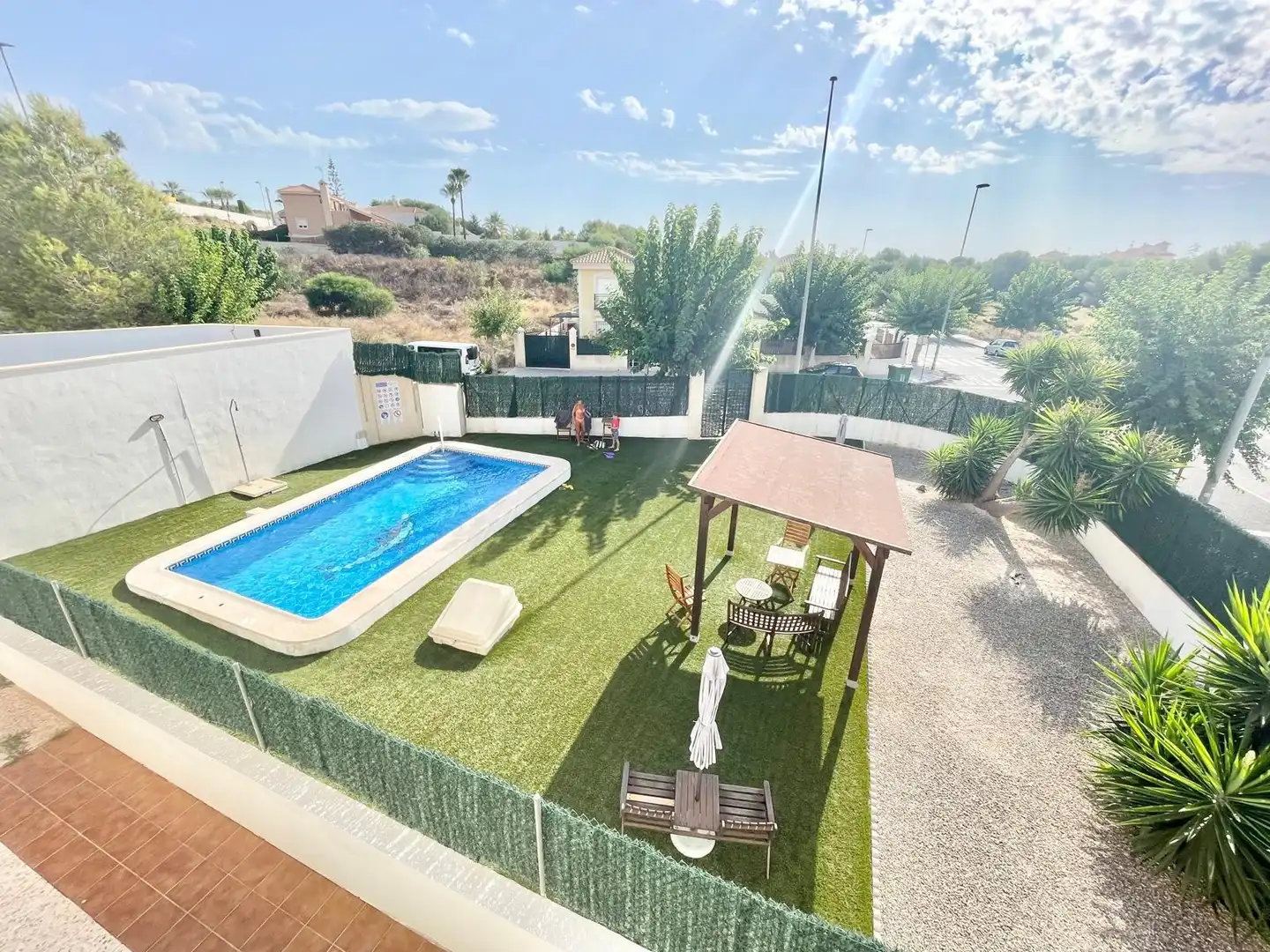 Piscina de Casa o chalet de alquiler en Pilar de la Horadada con Aire acondicionado, Terraza y Piscina