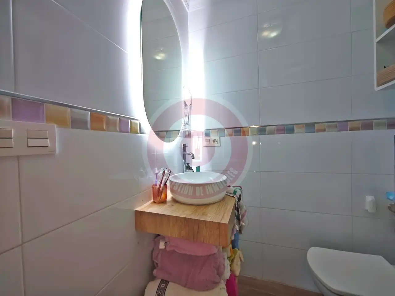 Badezimmer von Wohnung zum Verkauf in Vélez-Málaga mit Klimaanlage und Terrasse