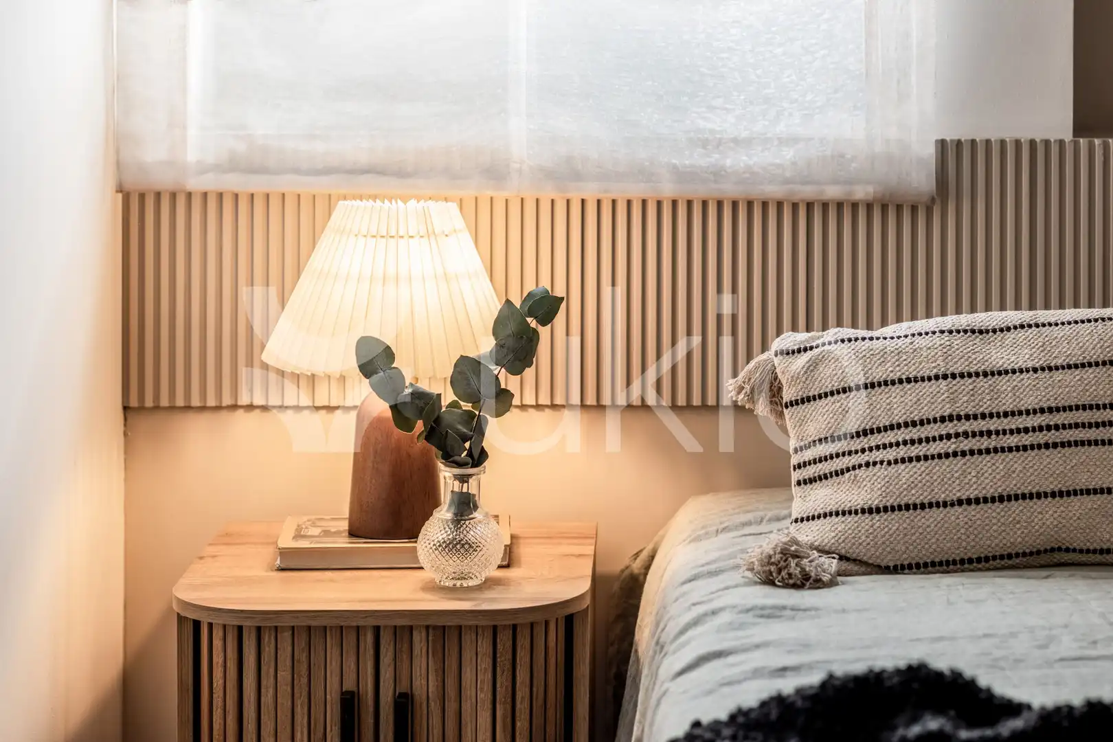 Schlafzimmer von Wohnung zur Miete in Madrid mit Klimaanlage, Heizung und Terrasse