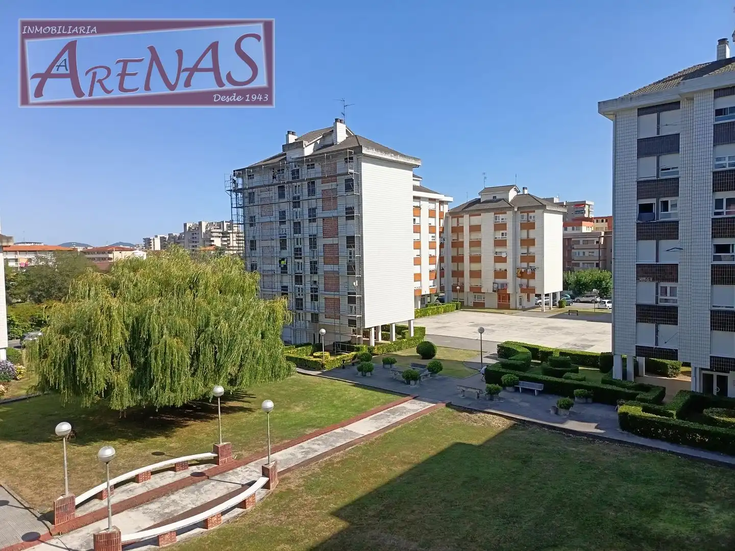 Exterior view of Flat for sale in Laredo  with Heating, Private garden and Furnished
