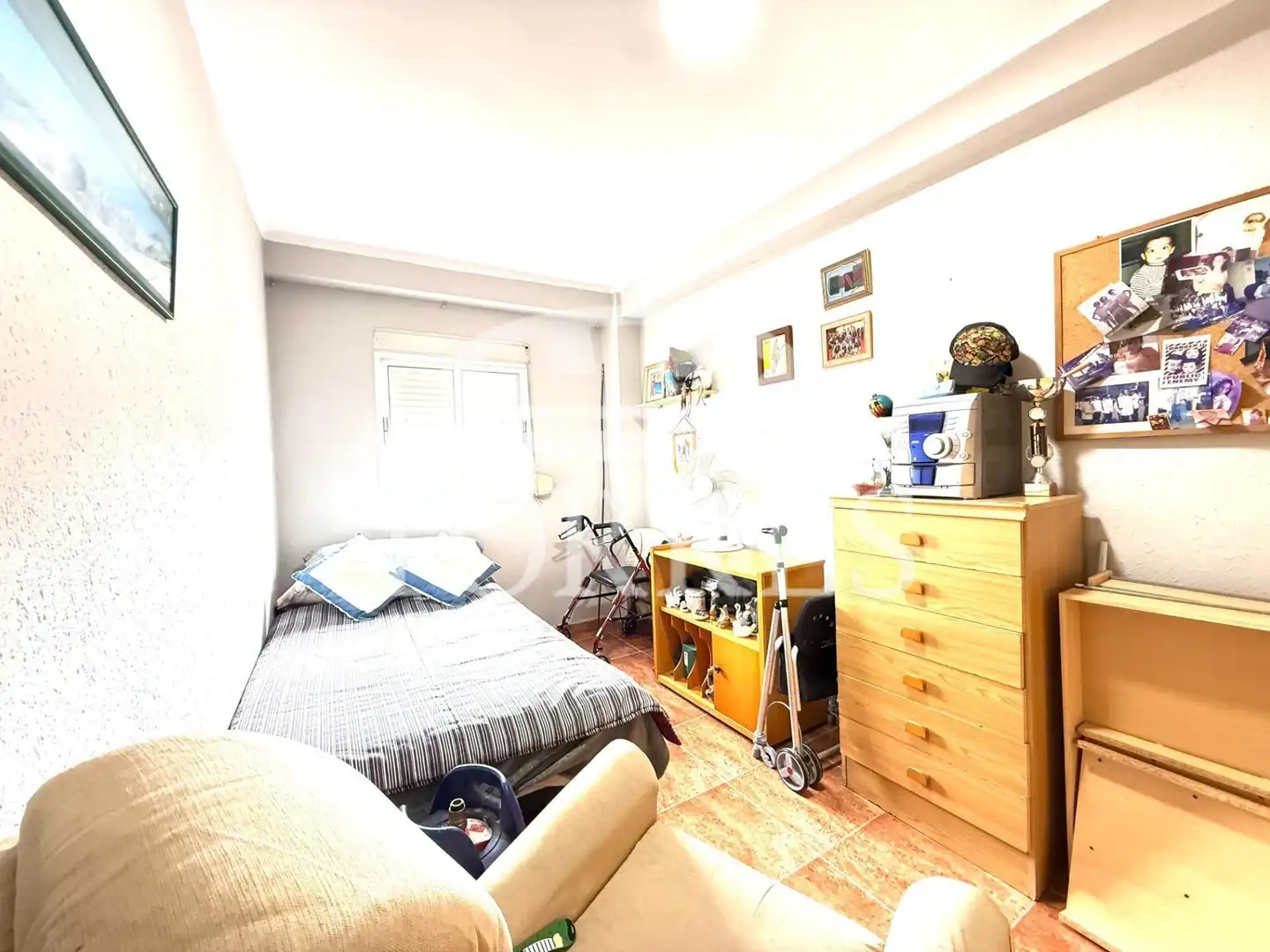Bedroom of Flat for sale in Málaga  with Air Conditioner, Terrace and Furnished