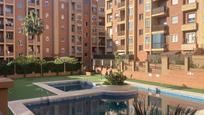 Swimming pool of Flat for sale in  Almería Capital  with Air Conditioner, Heating and Private garden