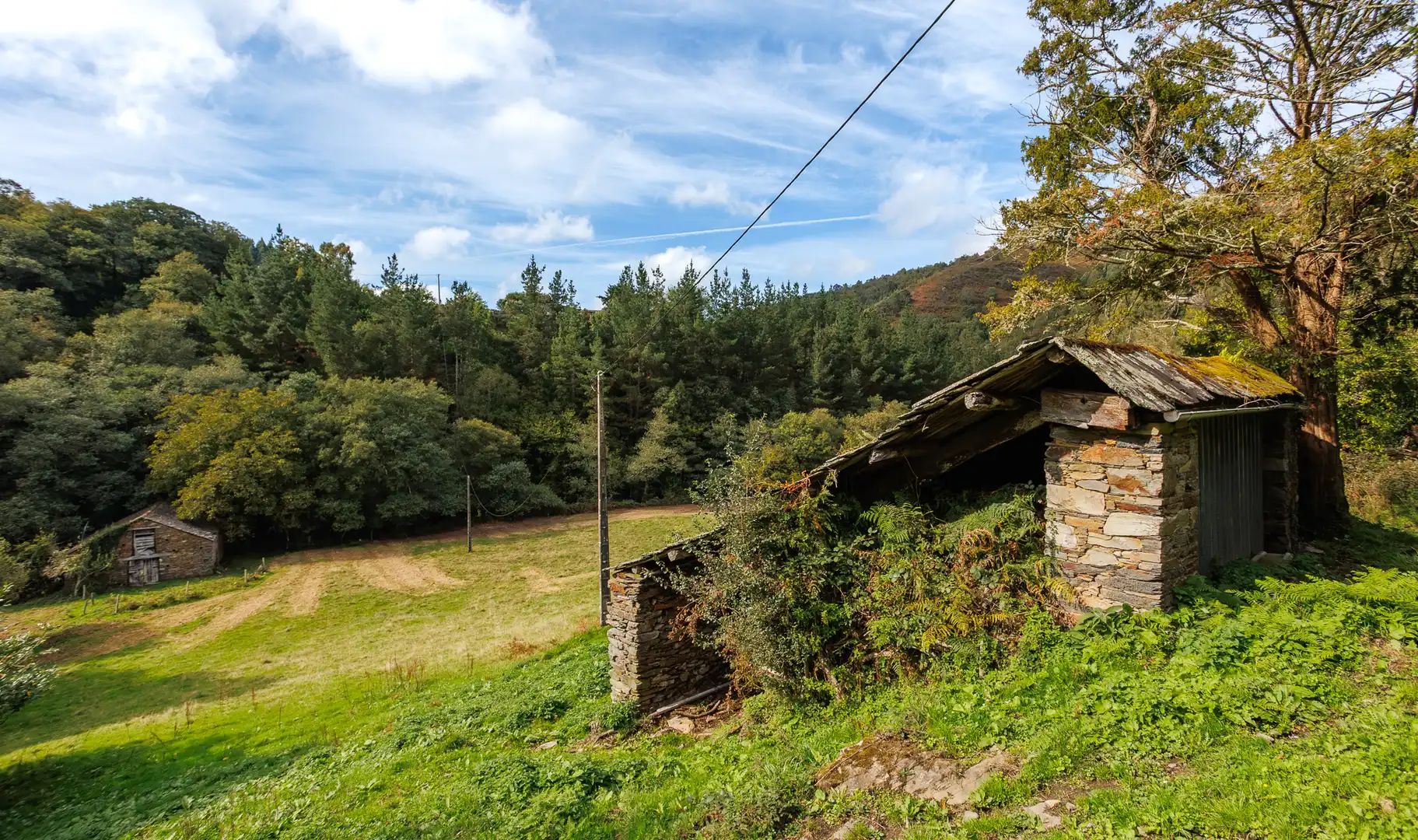 Vista exterior de Finca rústica en venta en Ourol con Amueblado