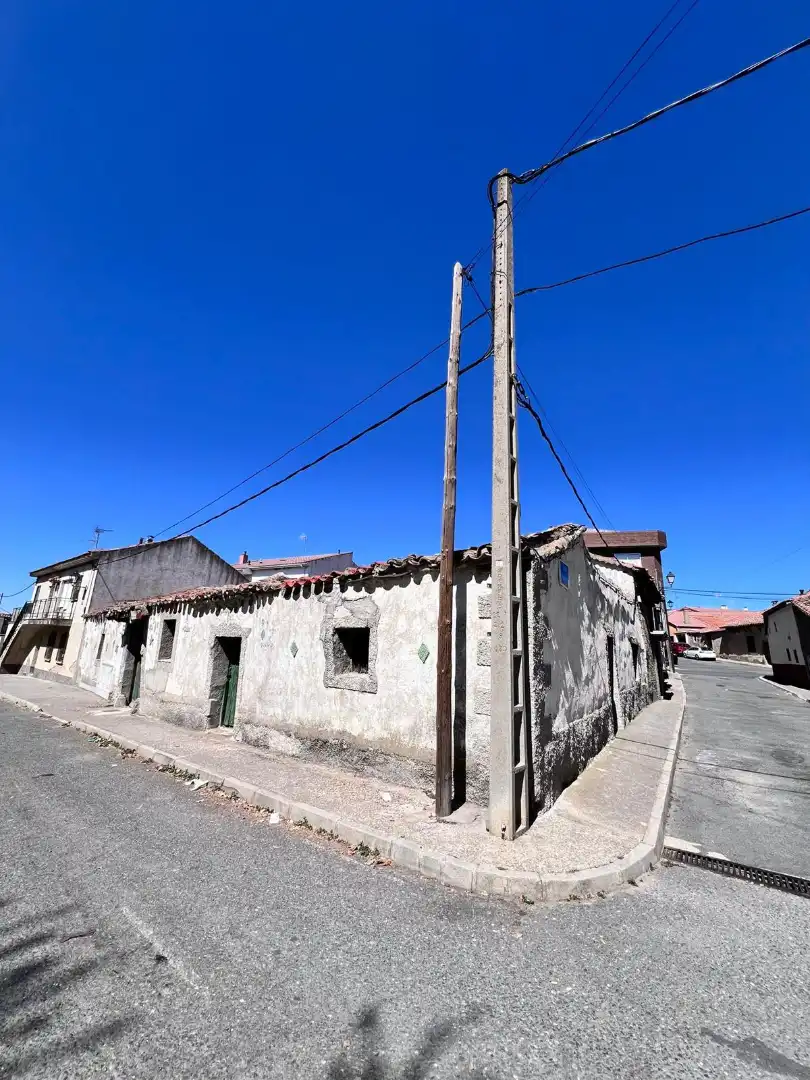 Exterior view of Houses for sale in Santa María del Cubillo  with Private garden