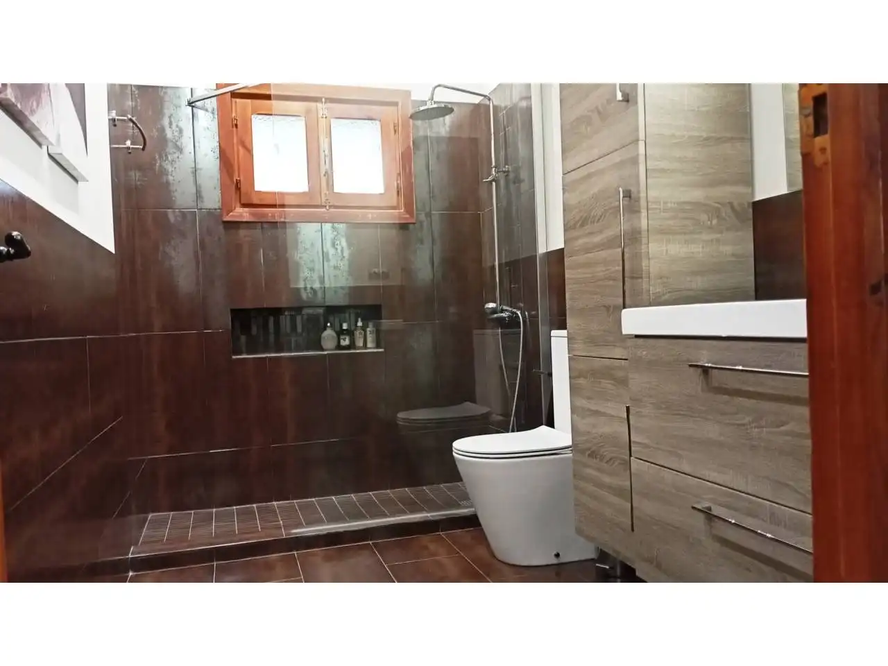 Bathroom of Houses for sale in Roquetas de Mar  with Air Conditioner, Heating and Private garden