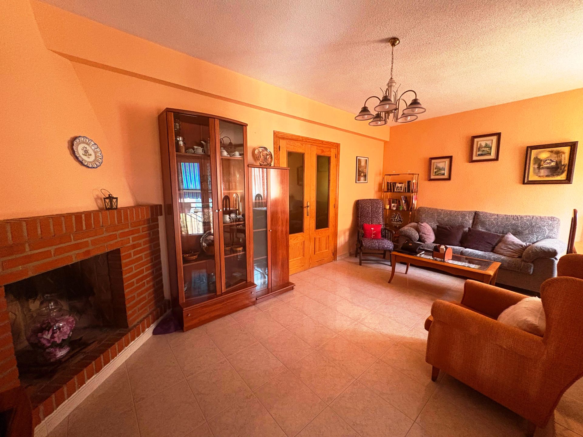 Living room of Single-family semi-detached for sale in Quismondo  with Air Conditioner, Heating and Private garden