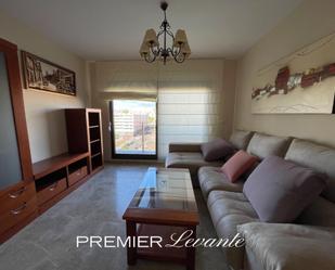 Living room of Flat for sale in Alicante / Alacant  with Air Conditioner, Heating and Parquet flooring