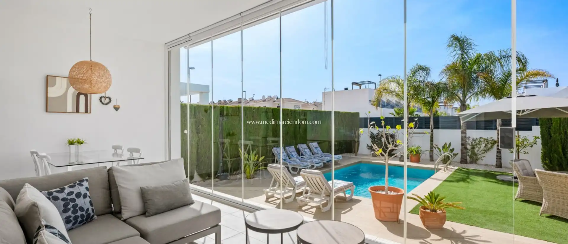 Terraza de Casa o chalet en venta en Rojales con Aire acondicionado, Calefacción y Jardín privado