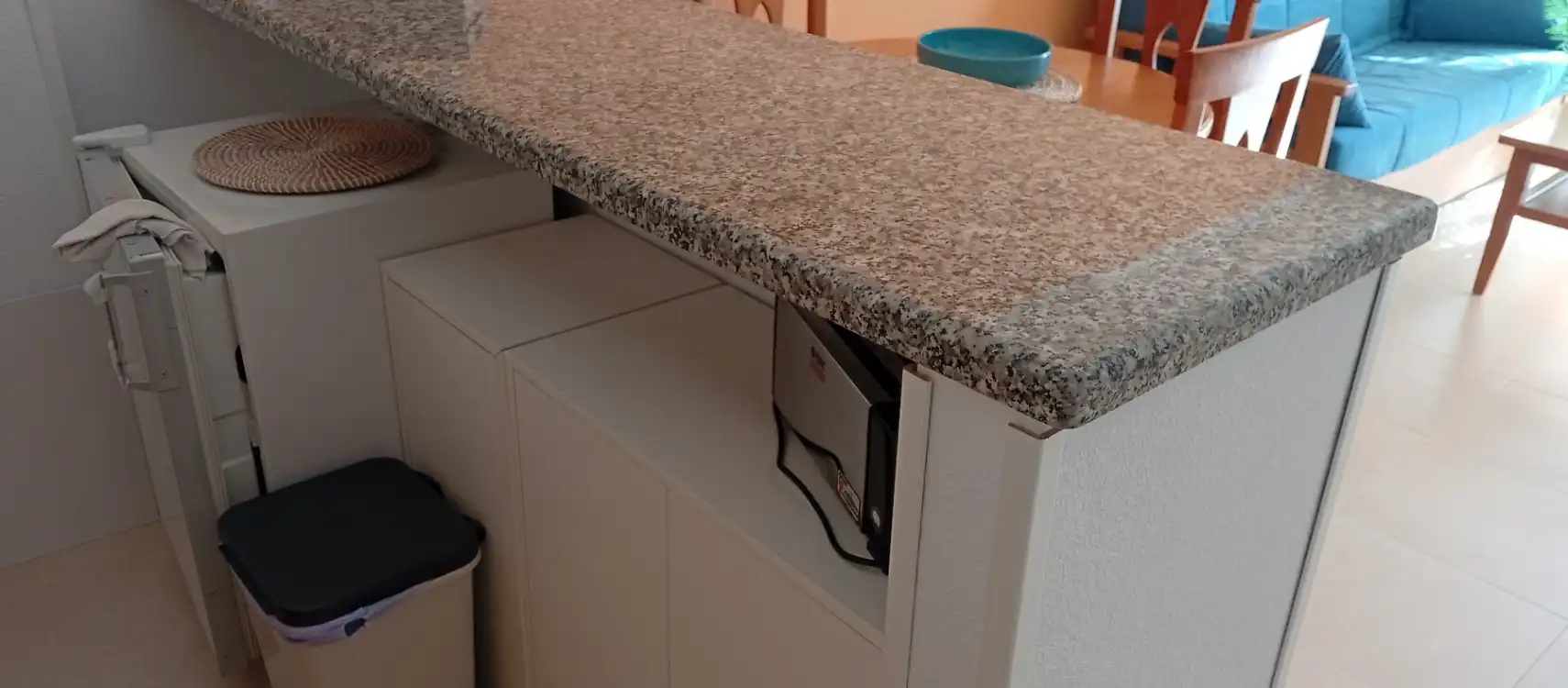 Cocina de Apartamento en venta en Calpe / Calp con Aire acondicionado, Calefacción y Jardín privado