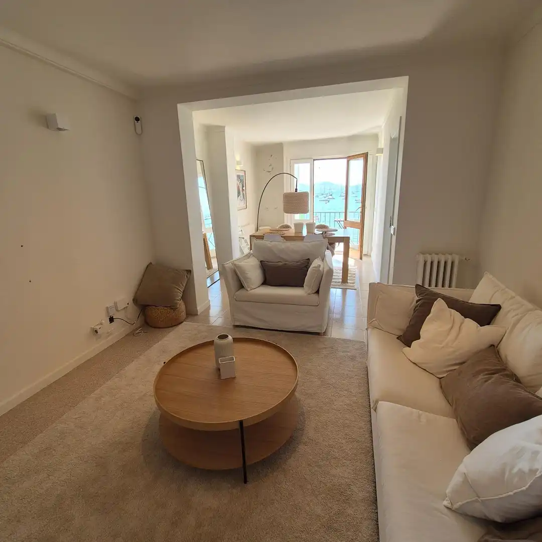 Sala d'estar de Pis de lloguer en Pollença amb Terrassa