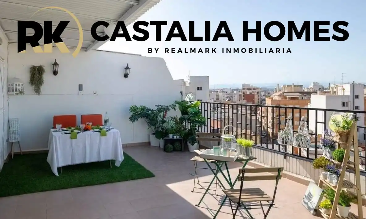 Terraza de Ático en venta en Burriana / Borriana con Calefacción, Terraza y Horno
