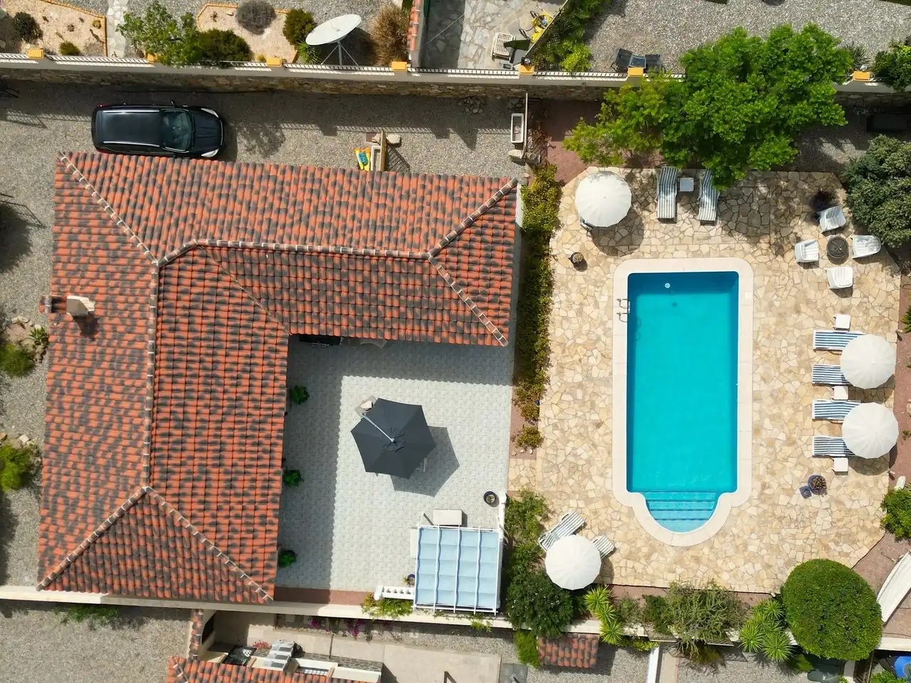 Piscina de Casa o xalet en venda en Arboleas amb Aire condicionat, Terrassa i Piscina