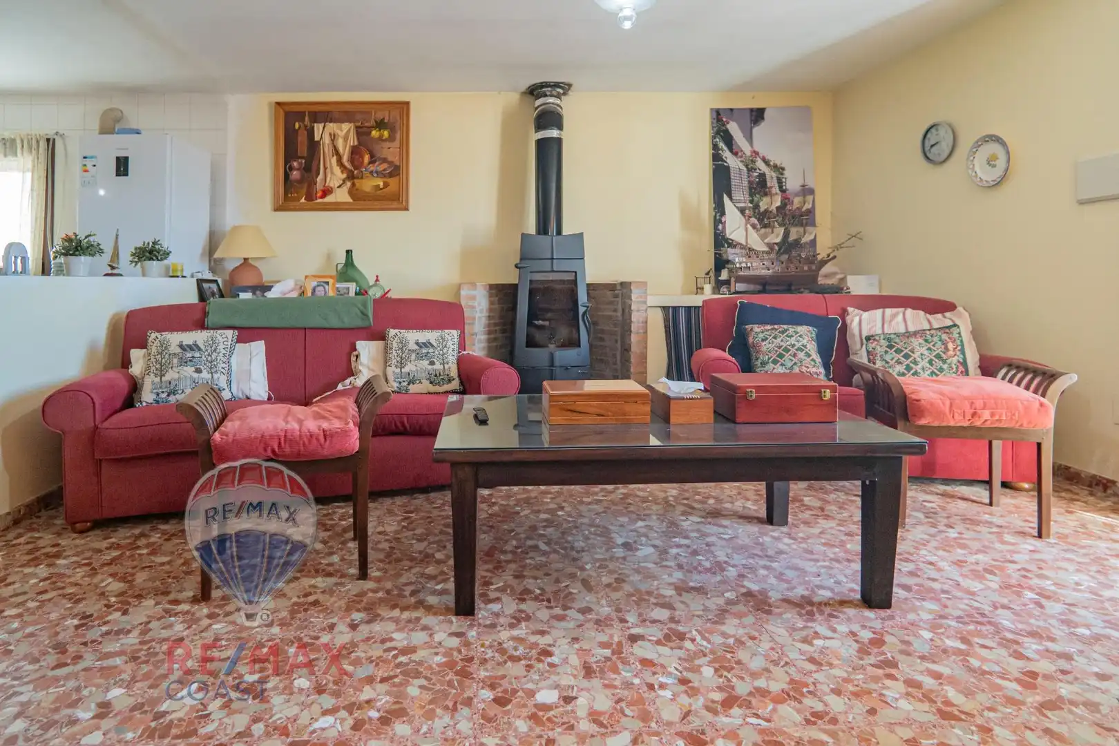 Sala d'estar de Finca rústica en venda en Jubrique amb Aire condicionat, Calefacció i Terrassa