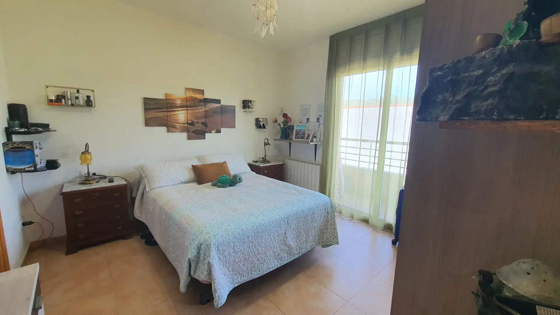 Schlafzimmer von Wohnung zum Verkauf in Sant Celoni mit Klimaanlage, Heizung und Privatgarten