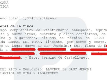 Terreny rústic en venda a Llocnou de Sant Jeroni