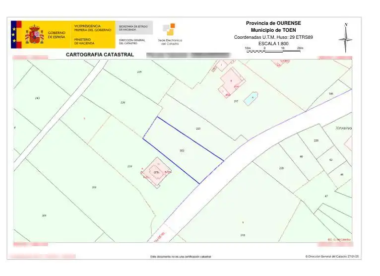 Terreno residencial en venta en Toén, imagen 4