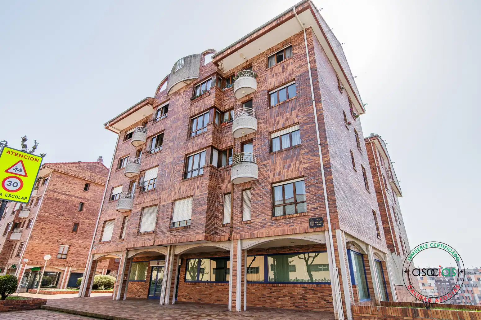 Exterior view of Flat for sale in Oviedo   with Heating, Private garden and Parquet flooring