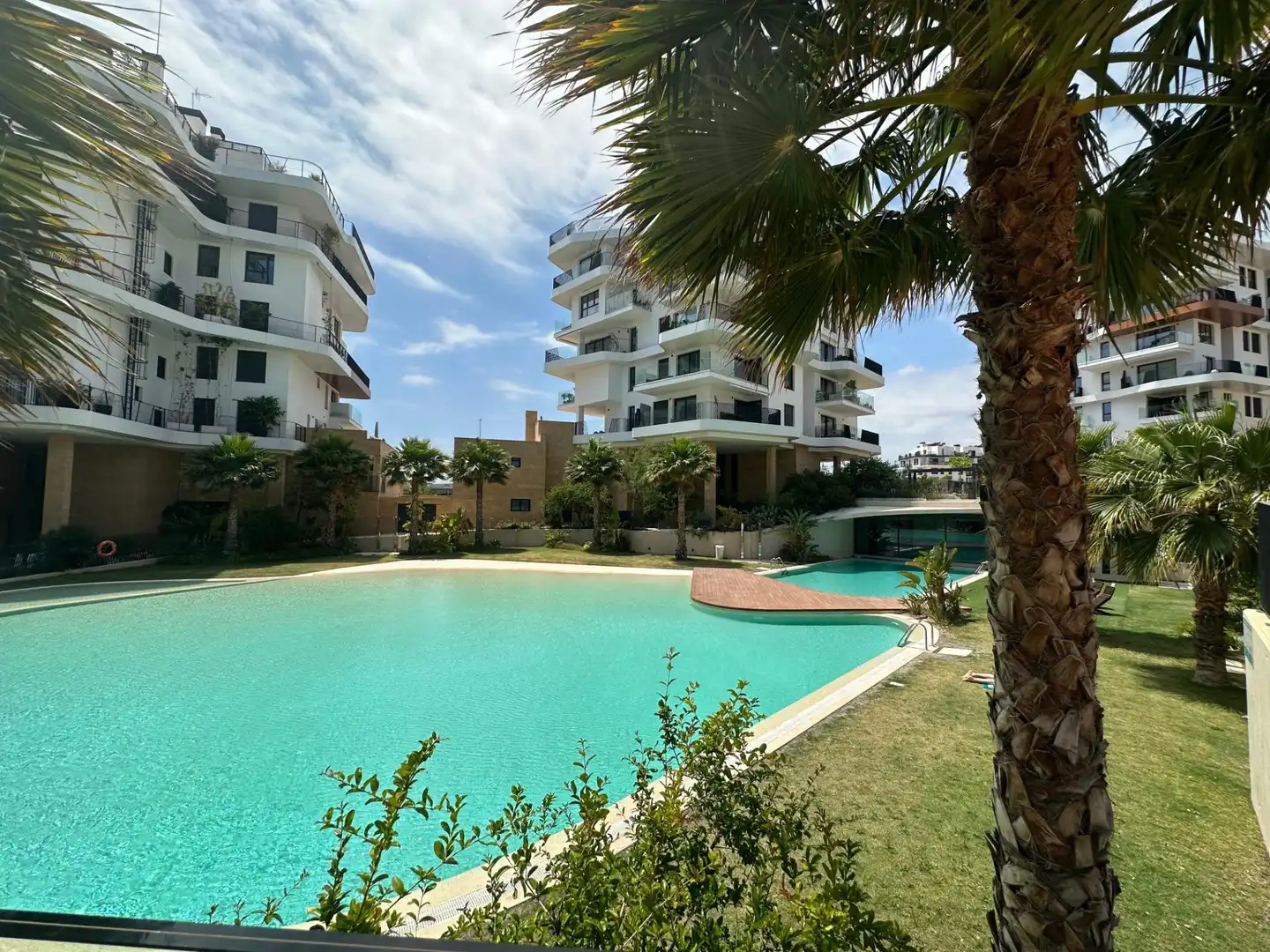 Piscina de Apartamento de alquiler en Villajoyosa / La Vila Joiosa con Aire acondicionado, Terraza y Amueblado