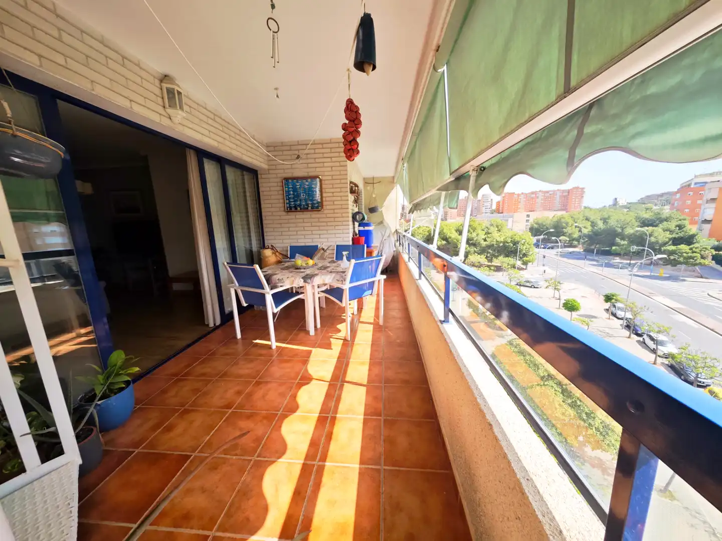Terraza de Ático en venta en Alicante / Alacant con Aire acondicionado, Jardín privado y Parquet