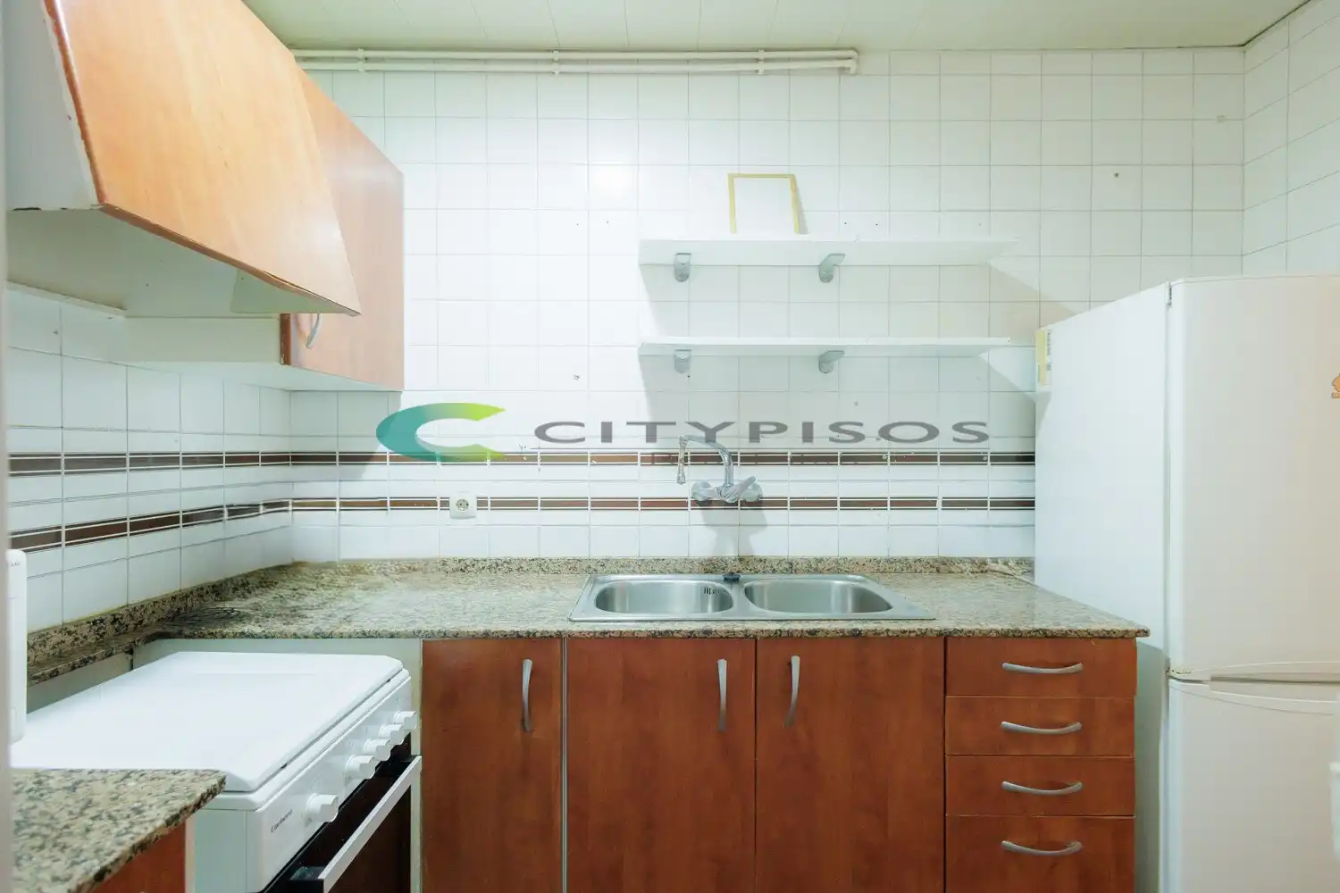 Kitchen of Flat for sale in Barcelona  with Heating, Oven and Balcony