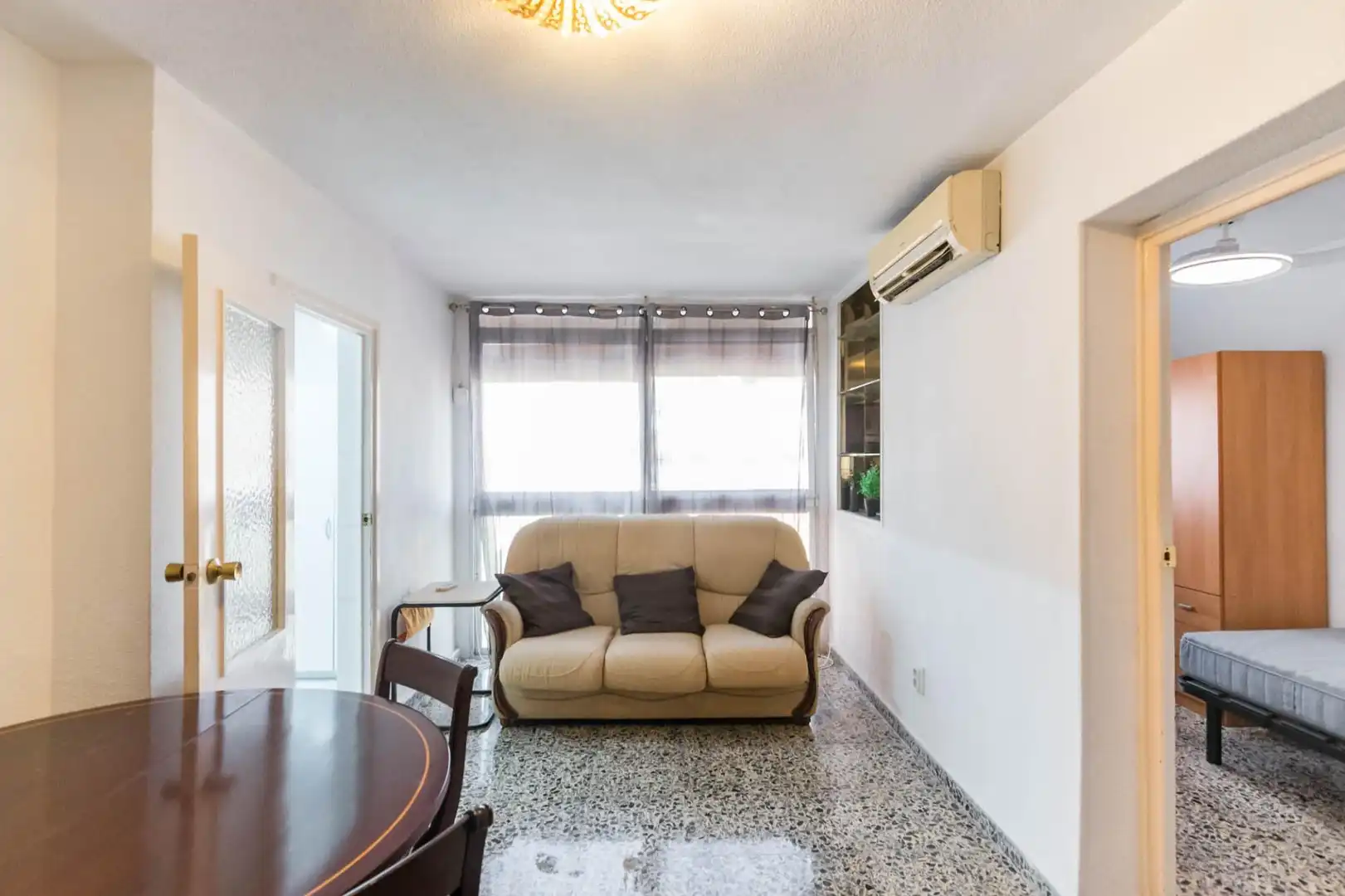 Living room of Flat for sale in Murcia  with Air Conditioner and Furnished