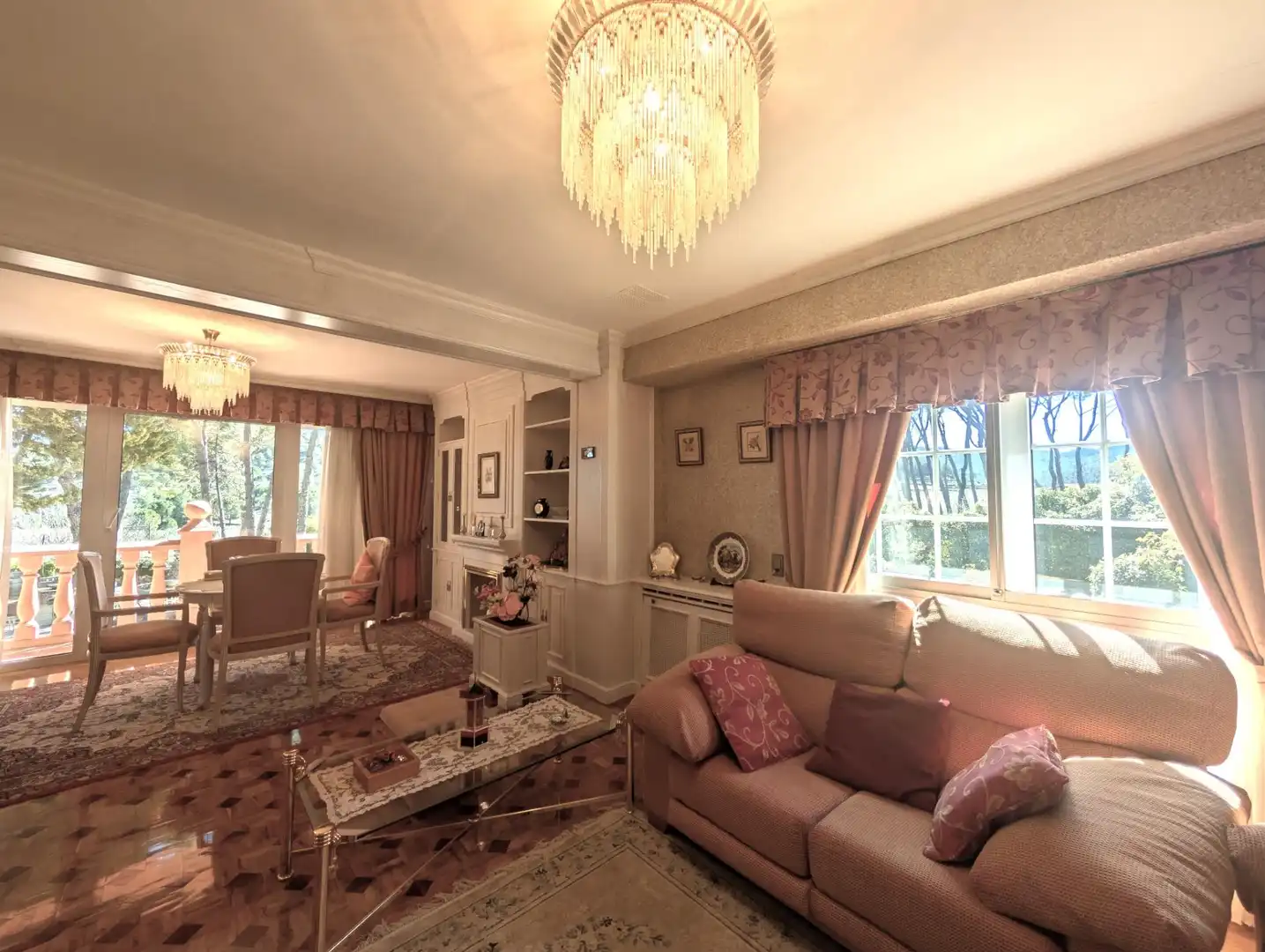 Sala de estar de Casa o chalet en venta en Alcoy / Alcoi con Aire acondicionado, Calefacción y Jardín privado