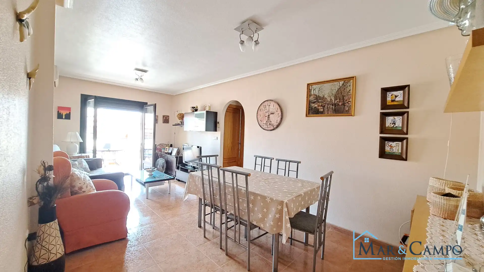 Dining room of Flat for sale in Los Alcázares  with Terrace, Furnished and Balcony