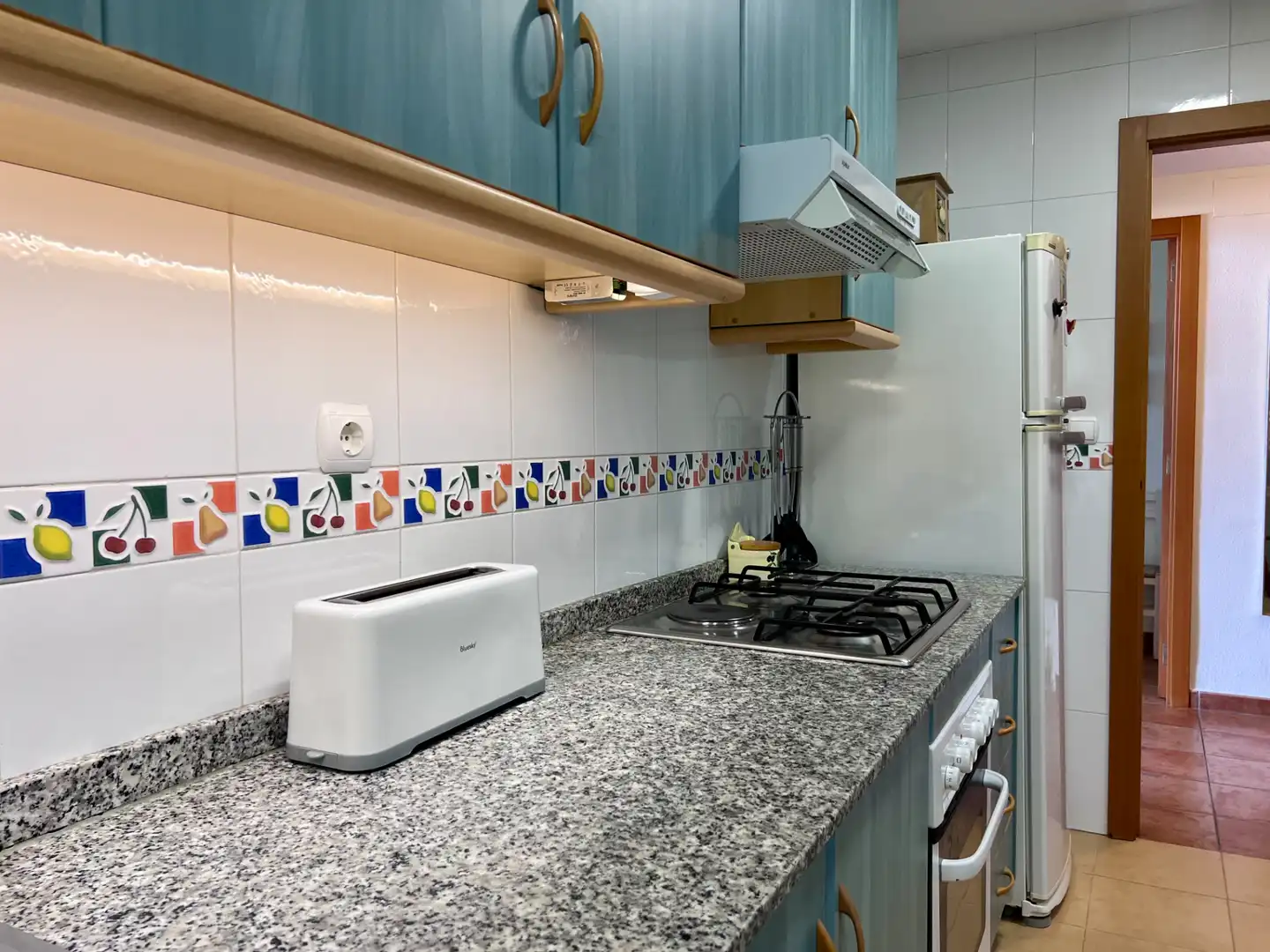 Kitchen of Flat for rent in Villajoyosa / La Vila Joiosa  with Air Conditioner, Private garden and Terrace