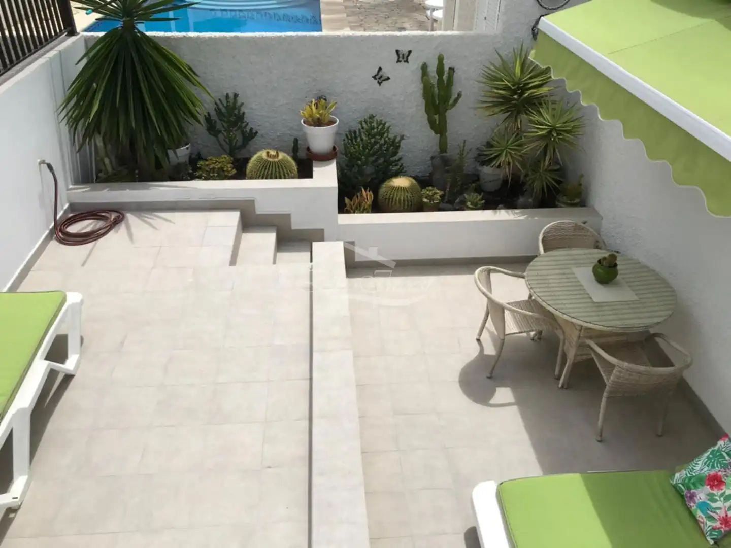 Terrasse von Dachboden zur Miete in Santiago del Teide mit Terrasse und Möbliert