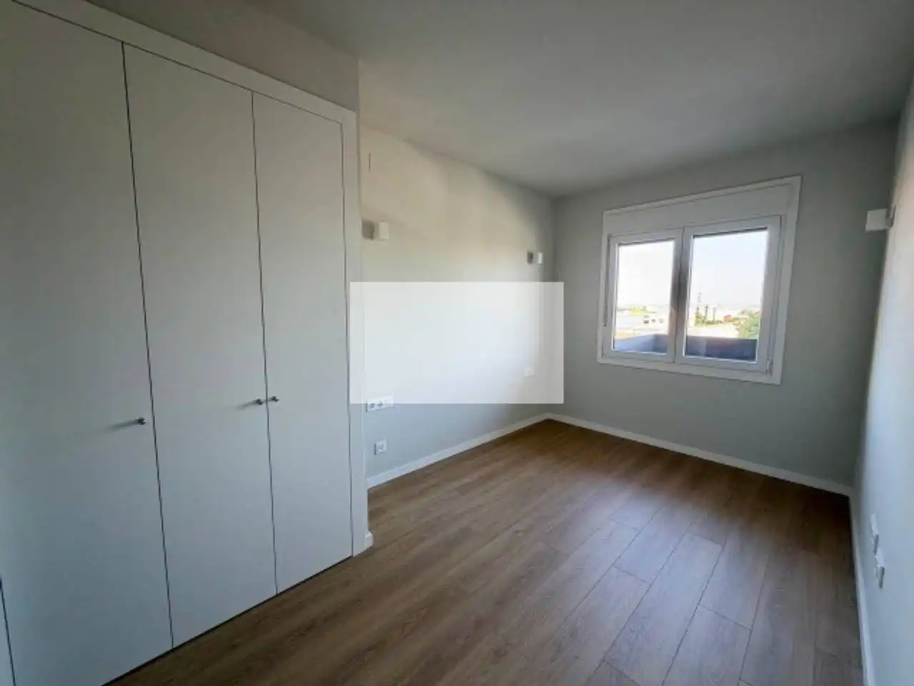 Bedroom of Flat for rent in Terrassa  with Air Conditioner, Heating and Parquet flooring